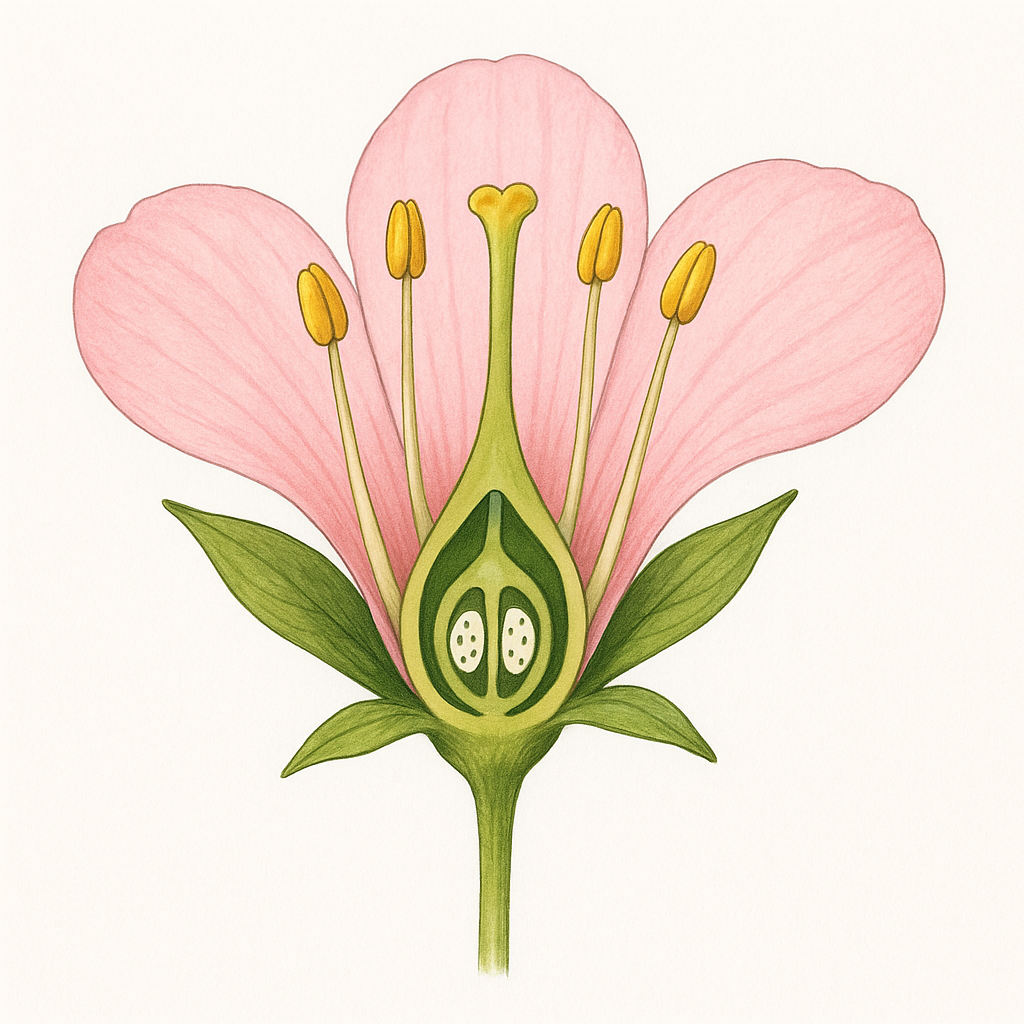 Blomstens opbygning